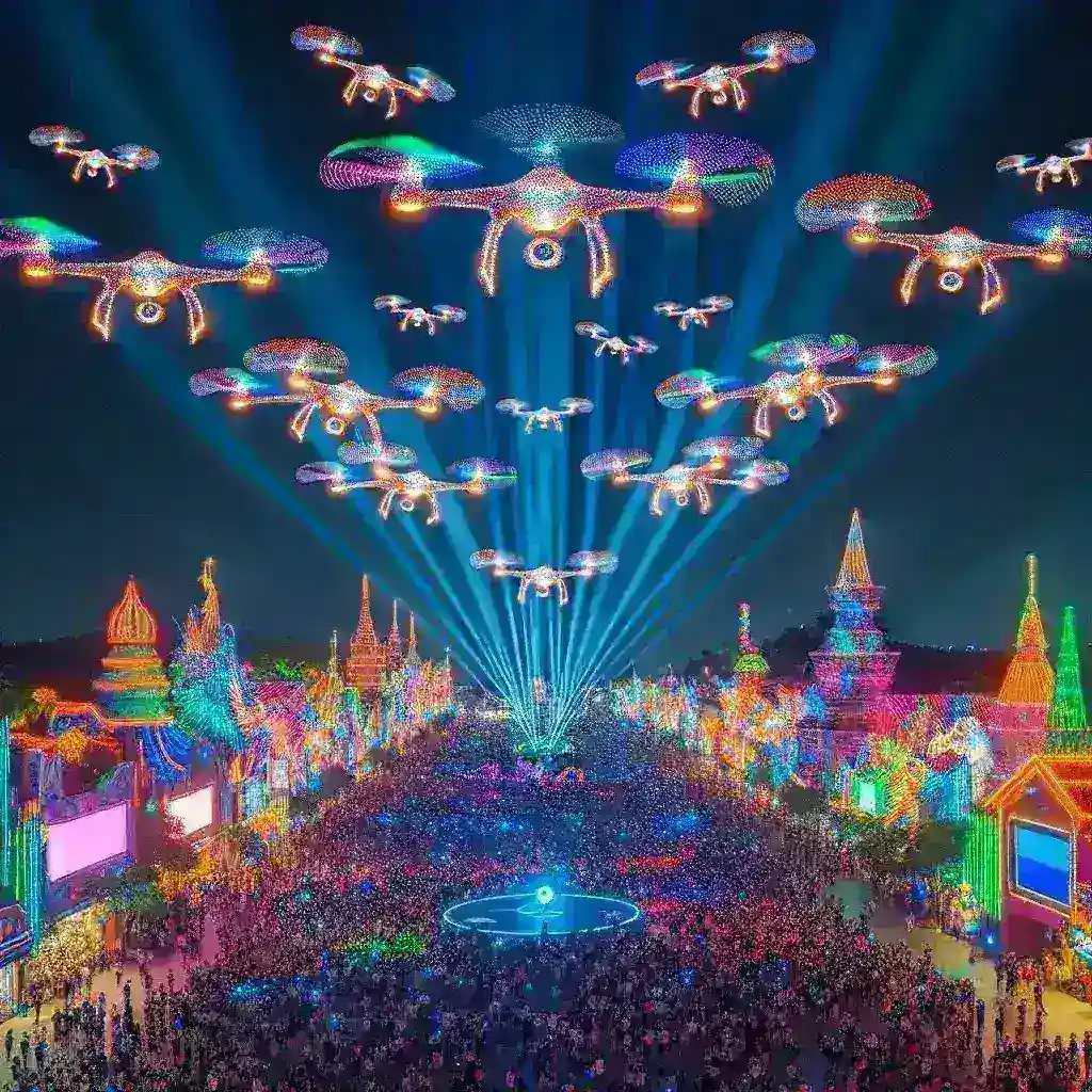 Universal Studios Tests Drone-Based Light Shows at Theme Parks